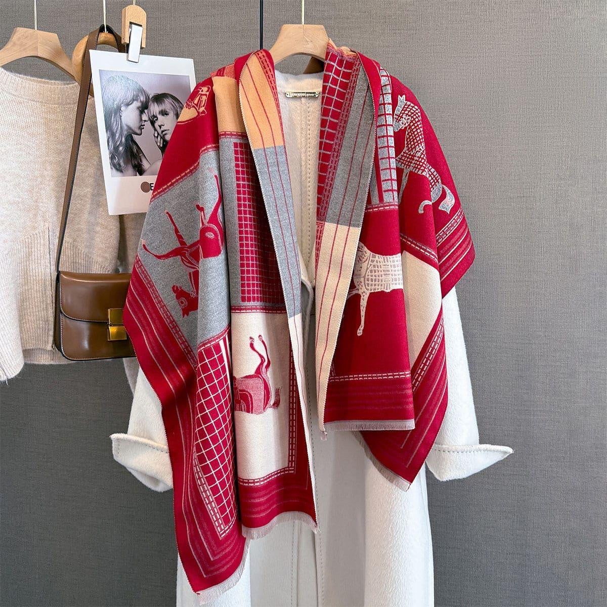 Fiona scarf - Red