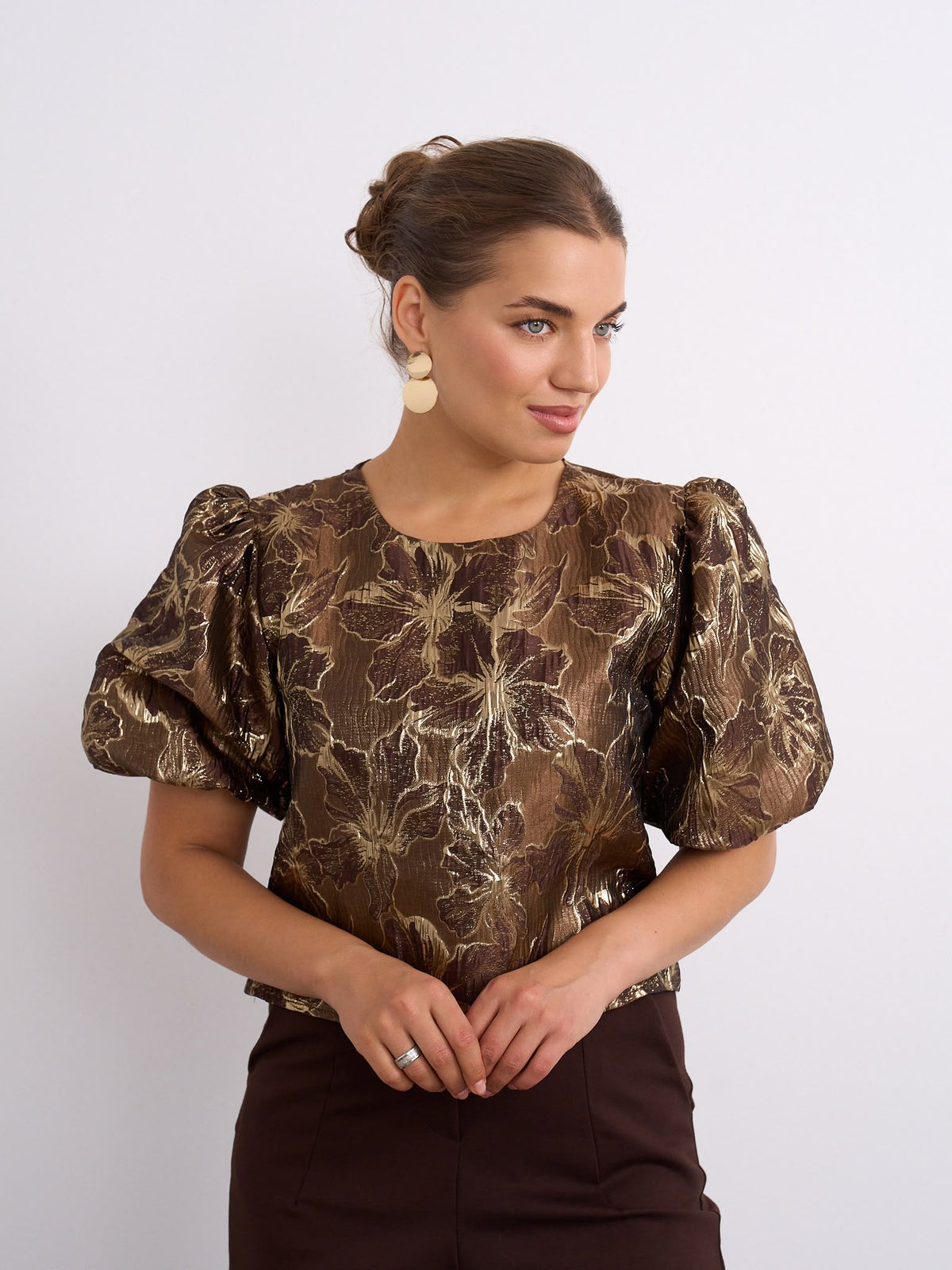 Belle bronze top