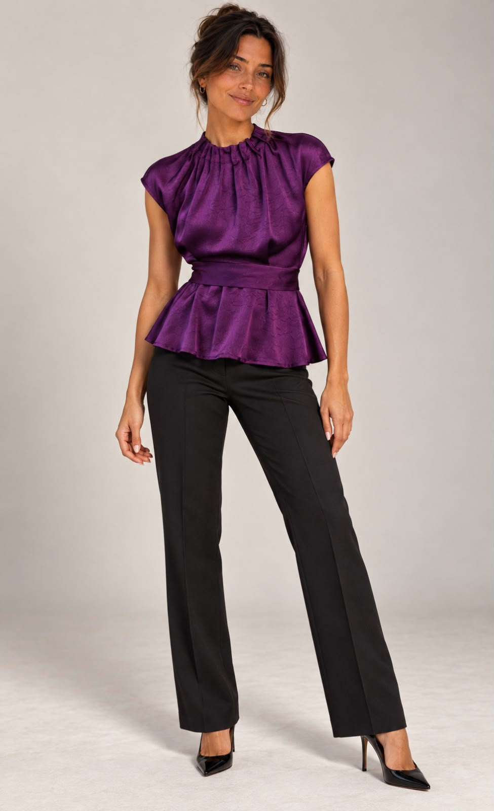 Heather top - Purple