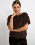 Odette top - brown