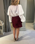 Gabby Skirt - Burgundy