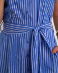 Jaz Stripe Shirt Dress