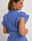 Jaz Stripe Shirt Dress
