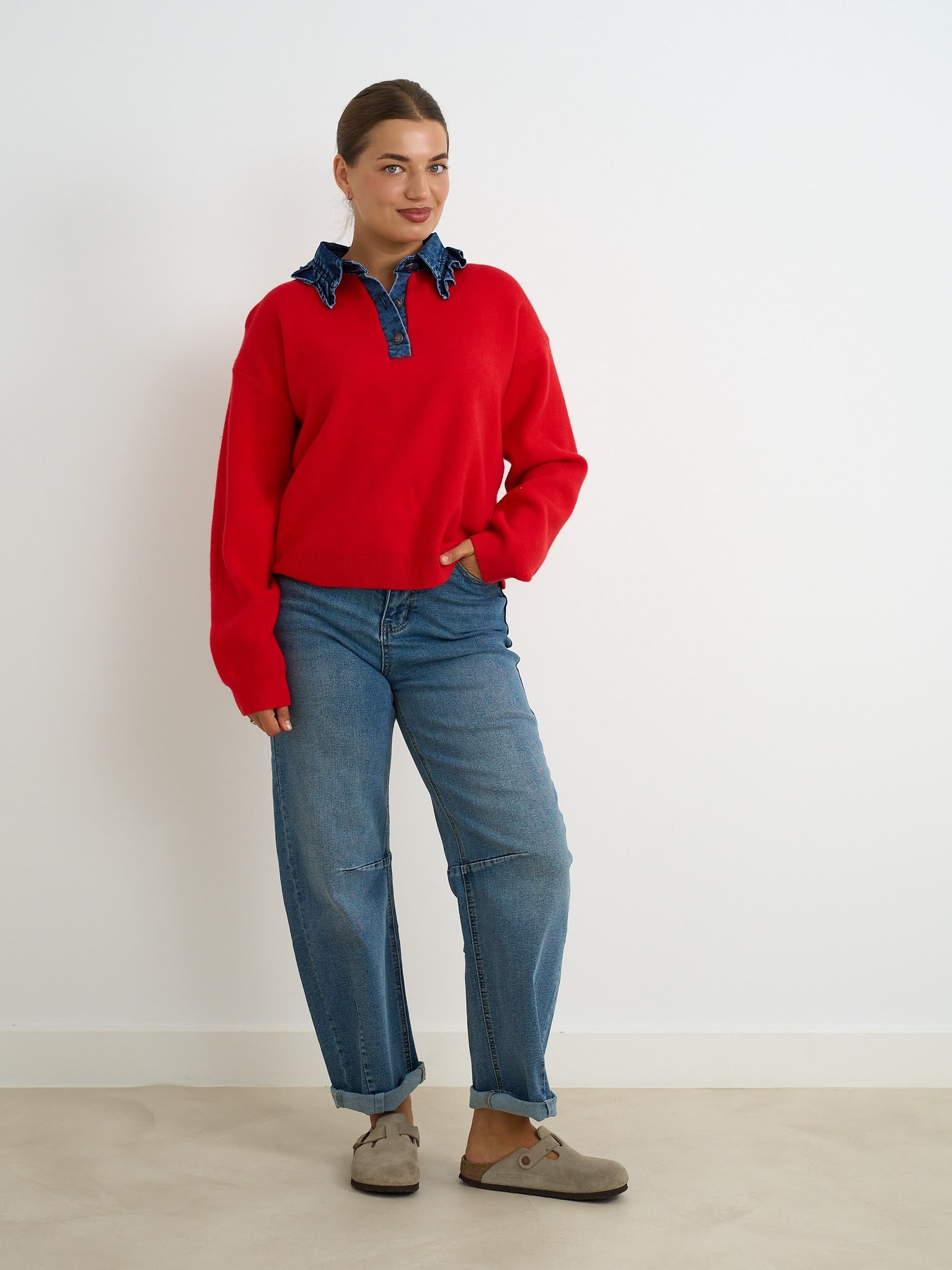 Leesha Jumper - Red