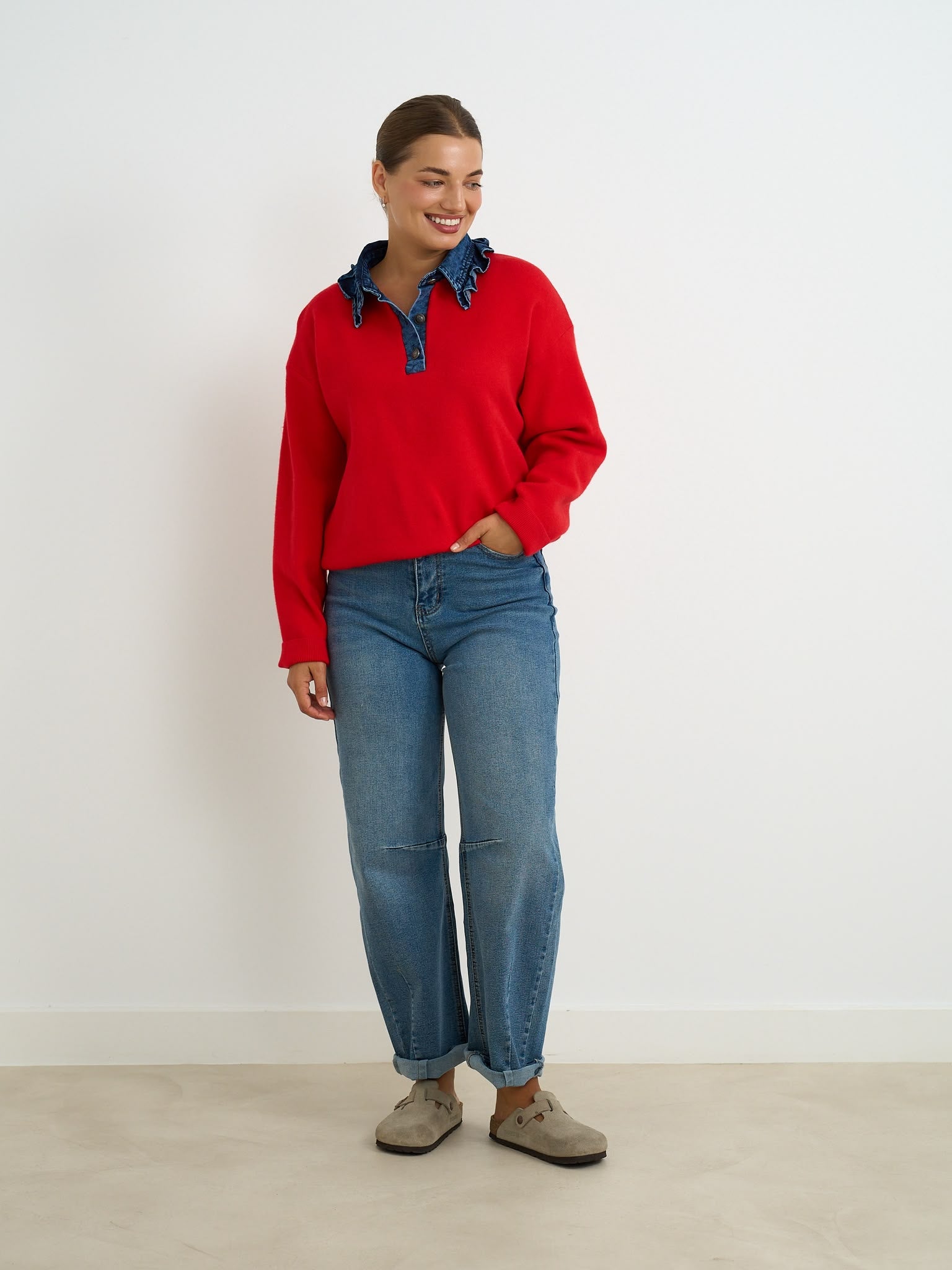Leesha Jumper - Red