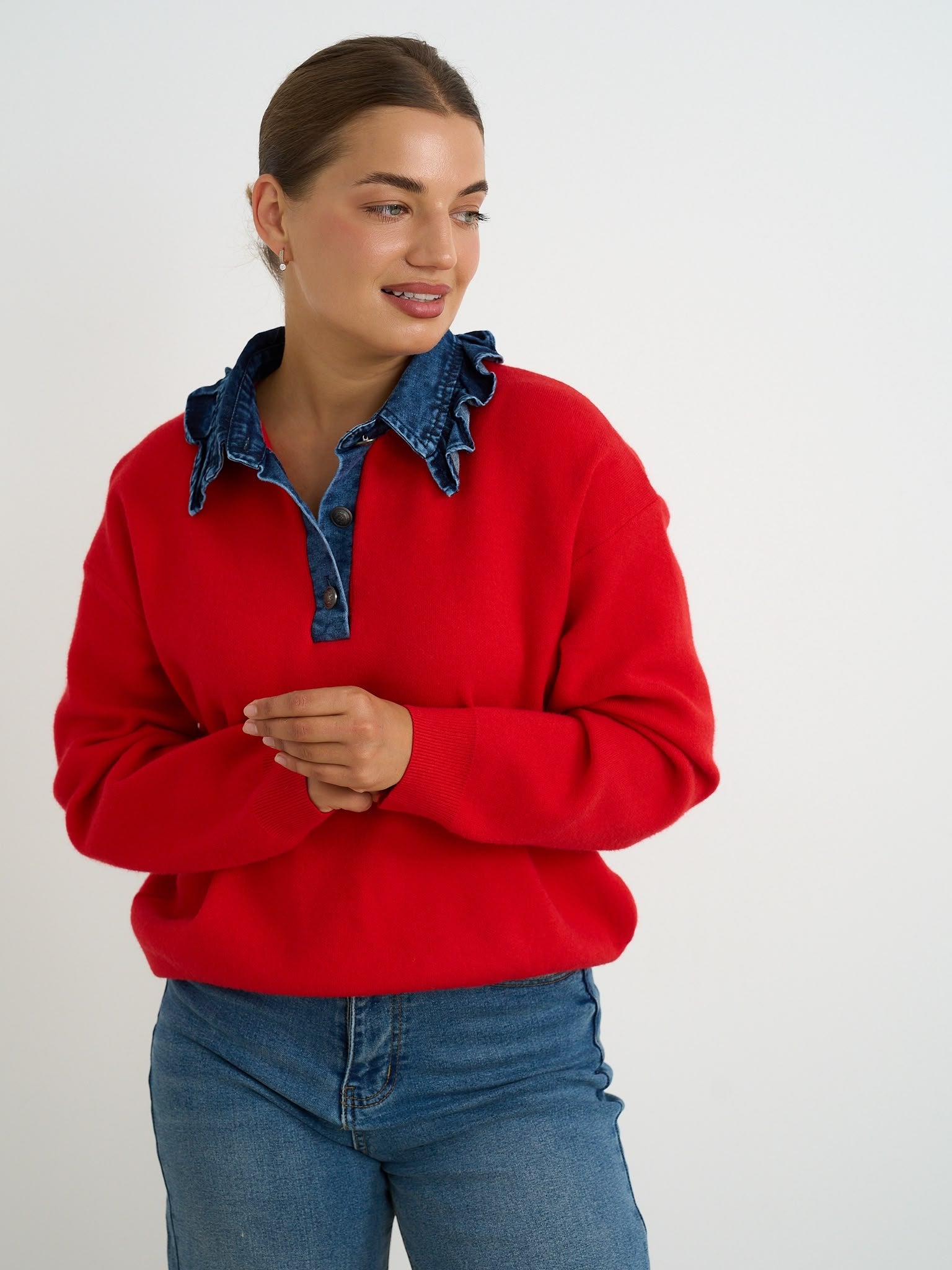 Leesha Jumper - Red