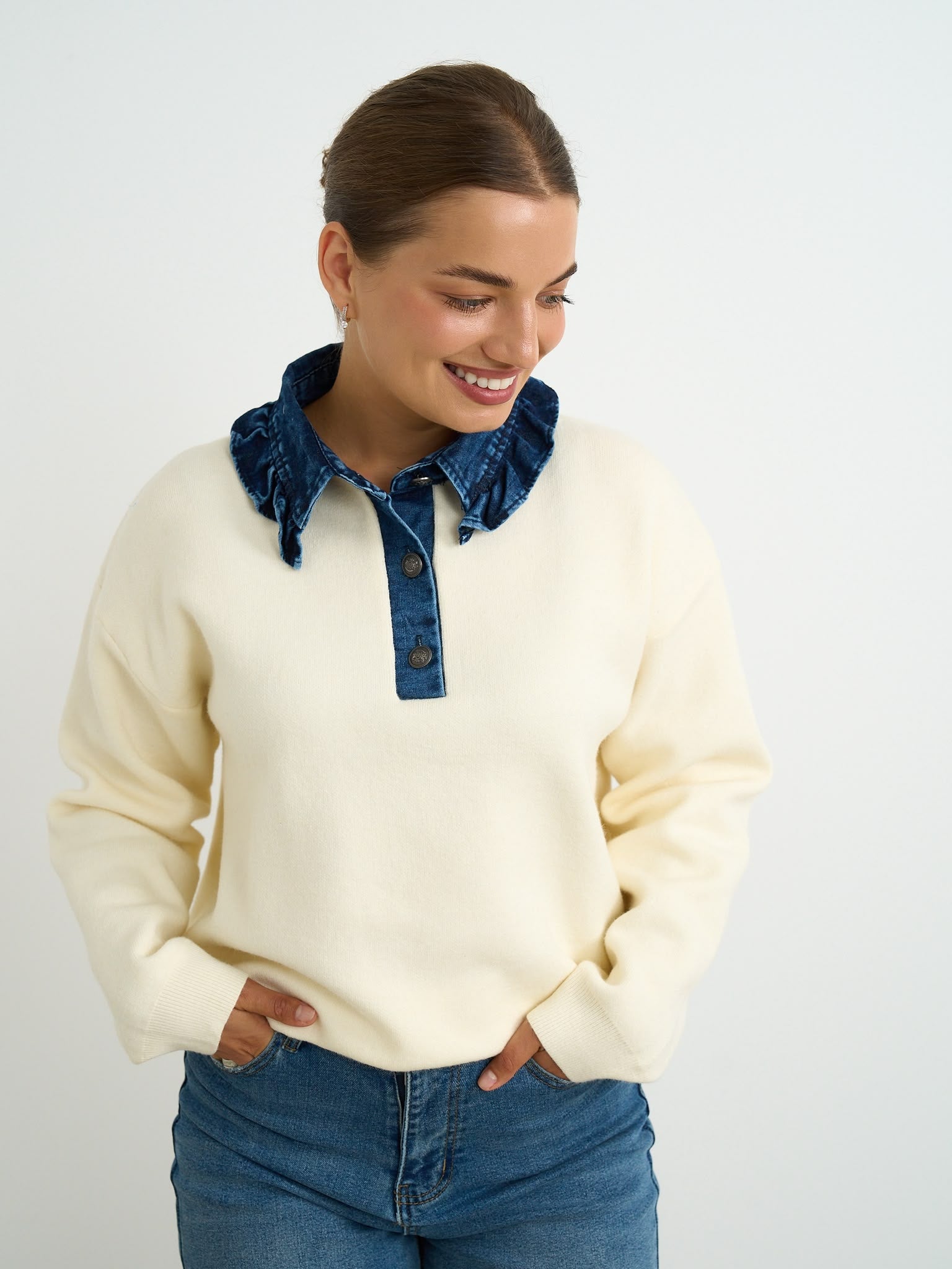 Leesha Jumper - Cream