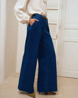 Sonya wide leg denim jeans