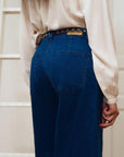Sonya wide leg denim jeans