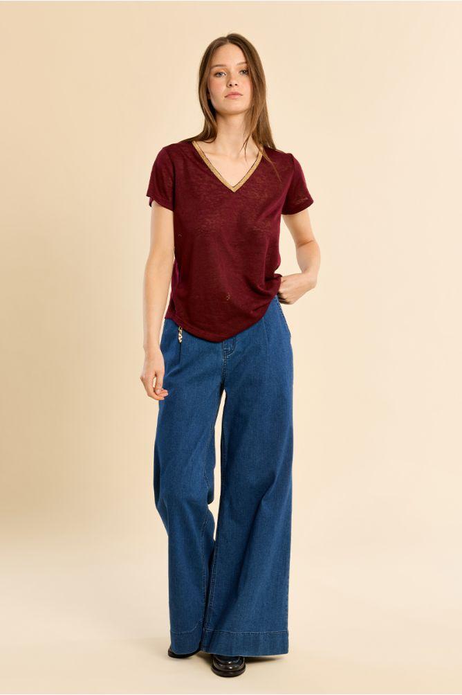 Orla top - Wine