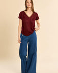 Orla top - Wine