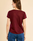 Orla top - Wine