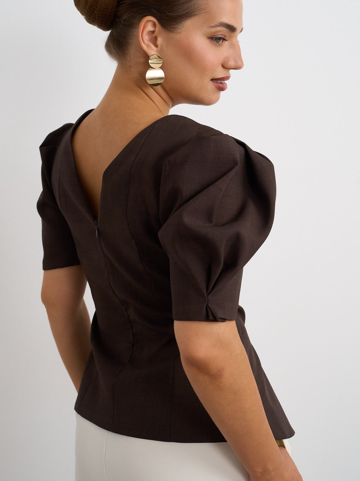 Simona top - Brown
