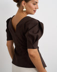 Simona top - Brown