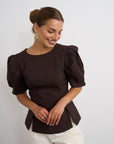 Simona top - Brown