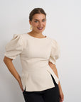 Simona top - Cream