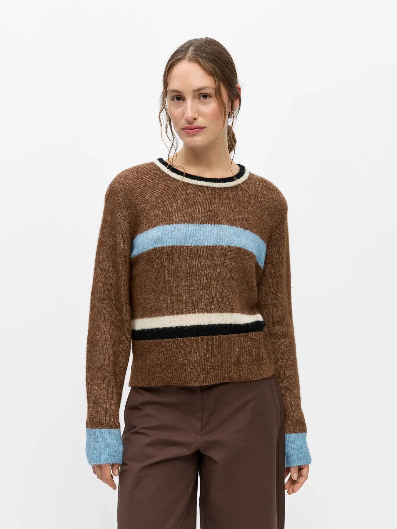 Aggie Knit Jumper - Brown