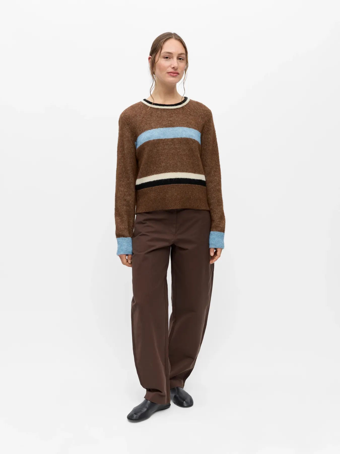Aggie Knit Jumper - Brown