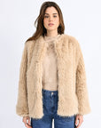 Zhora Faux Fur Short Coat