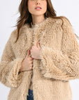 Zhora Faux Fur Short Coat