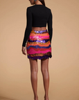 Zinnea Sequin Mini Skirt - Sunset