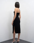 Lunar Strap Dress - Black