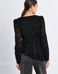 Lily Lace Top - Black