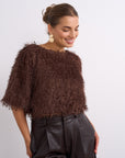 Beata top - Brown