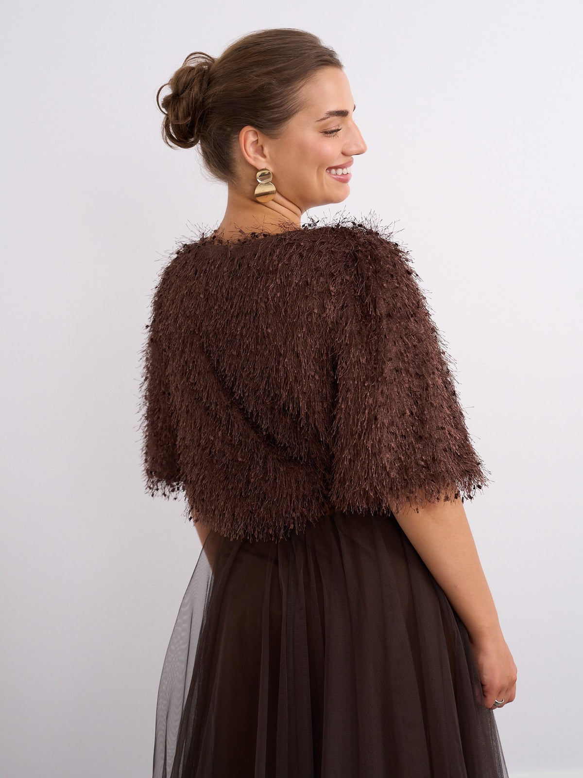 Beata top - Brown