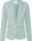 Kate jacquard blazer - Beryl green