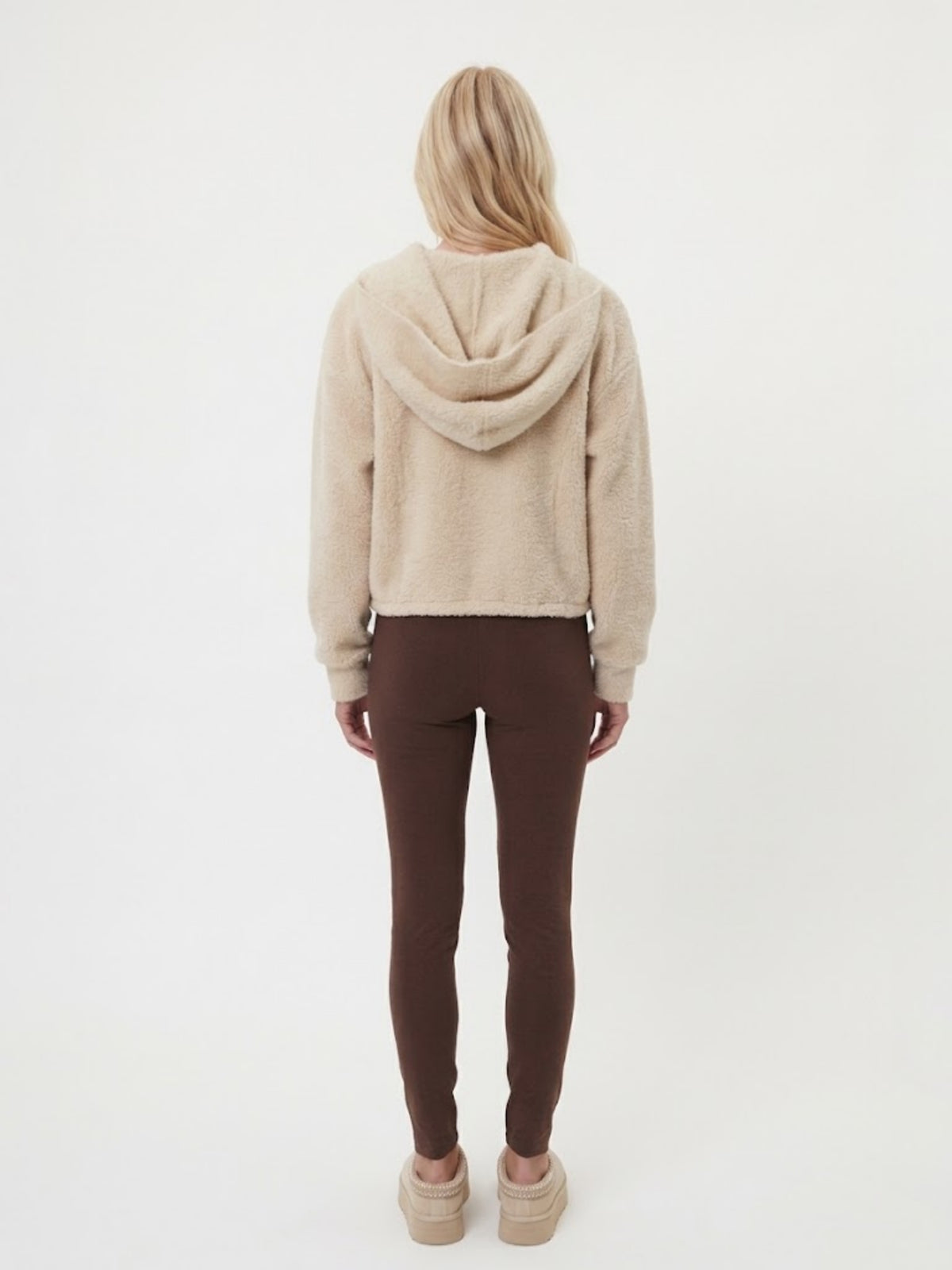 Joan Knit Zip Jumper - Cream