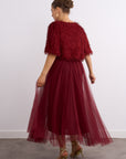 Beata top - Burgundy