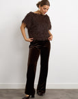 Odette top - brown