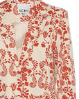 Kate print oversized blazer