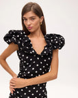Bianca Midi Dress  Polka