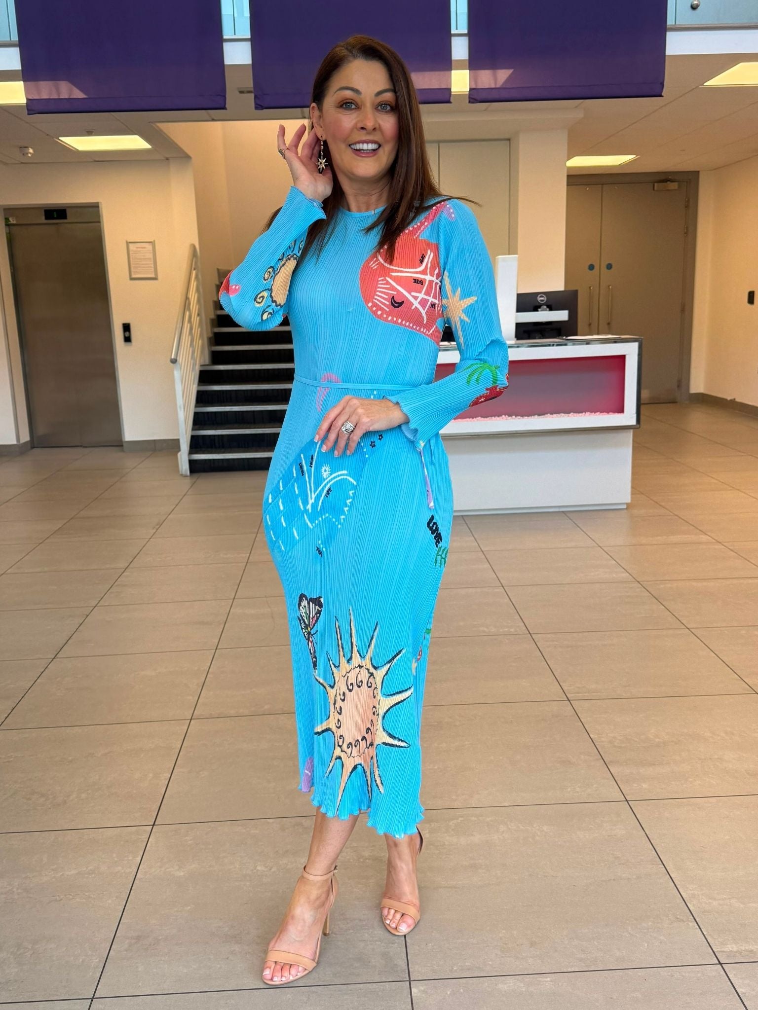 Blue Celestial Gaia Dress