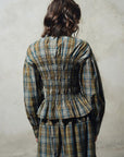 Ava Poplin Blouse - Green