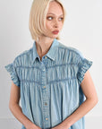 Cathy Smock Dress - Denim