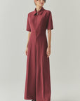 Valery Jumpsuit - Burgundy