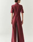 Valery Jumpsuit - Burgundy
