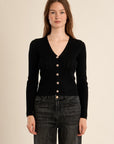Myra Knit Cardigan - Black