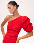 Isabela Midi Dress - Red