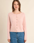 Freya Knit Cardigan - Pink
