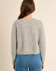 Freya Knit Cardigan - Grey