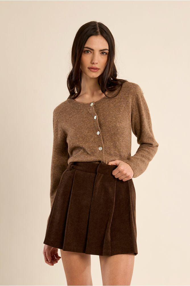 Freya Knit Cardigan - Camel