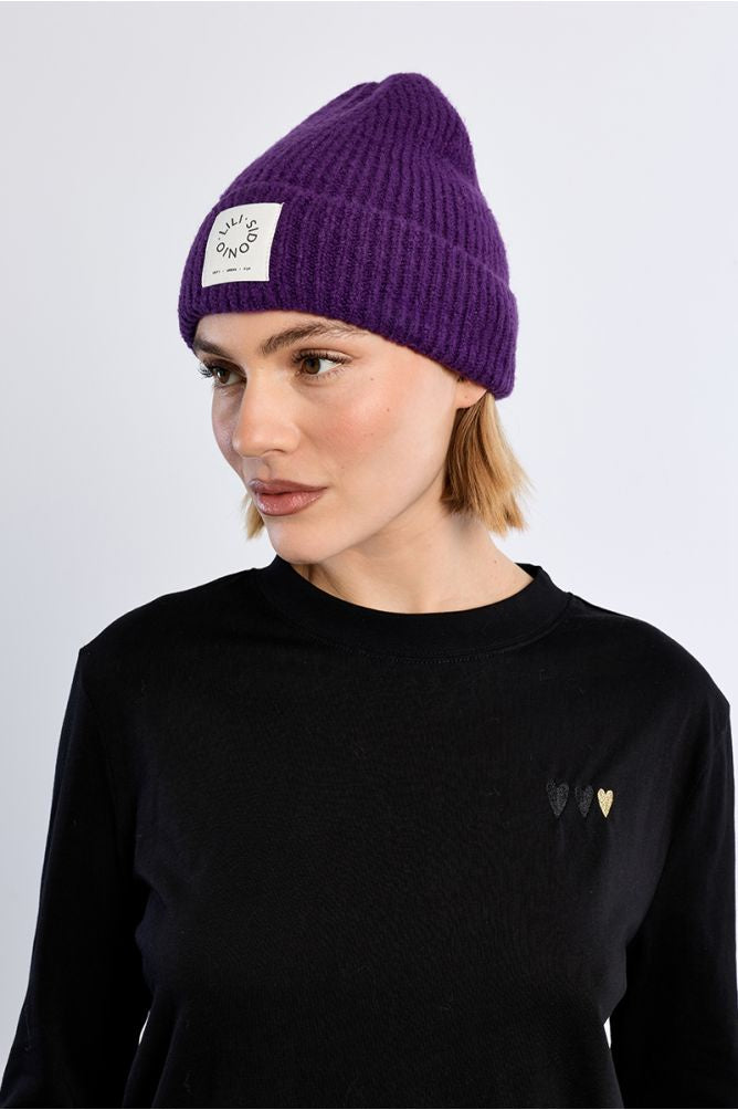 Lili beanie hat - Purple