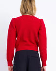 The Alisha Knit - Red