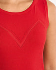 Amerie Knit Tank - Red