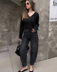 Bianca balloon jeans - Dark grey