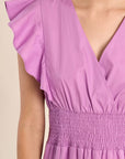 Leandra Midi Dress - Lilac